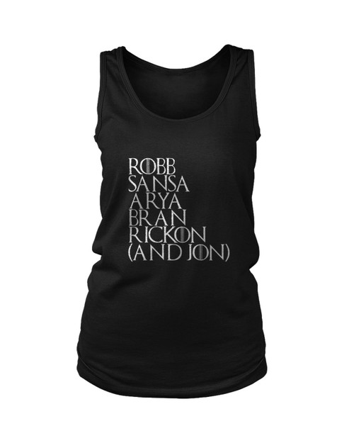 Game Of Thrones House Of Stark Game Of Thrones Squad Women's Tank Top