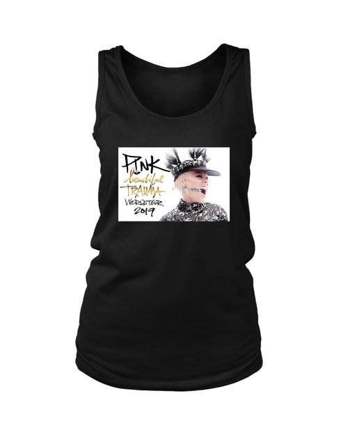 Pink Beautiful Trauma World Tour 2019 Women's Tank Top