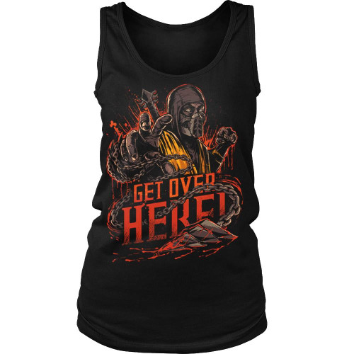 Mortal Kombat Scorpion Get Over Here Women's Tank Top