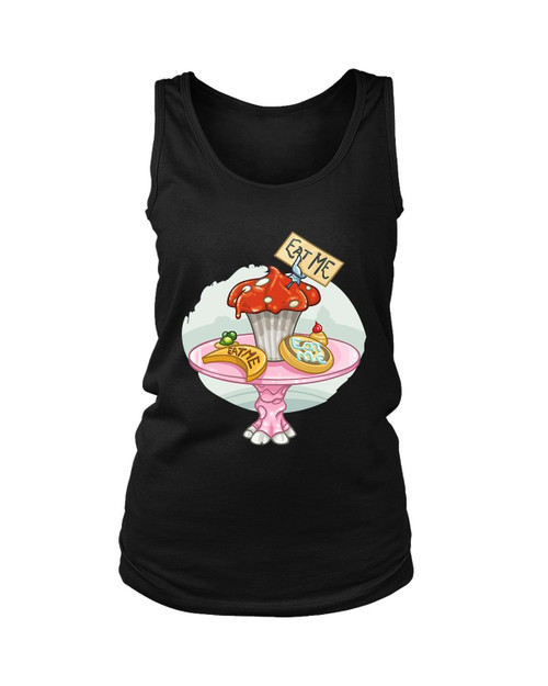 Alice In Wonderland Eat Me Eat Me Eat Me Women's Tank Top