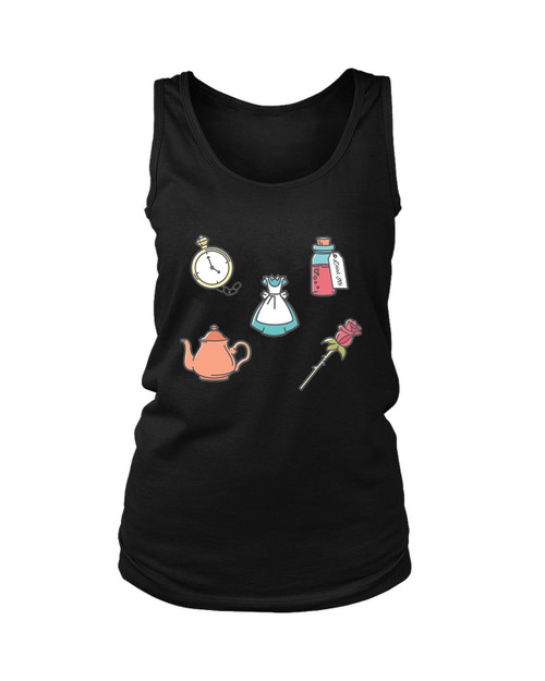Drink Me Alice In Wonderland Women's Tank Top