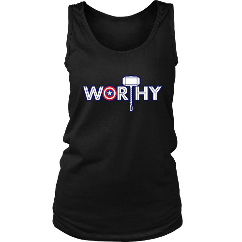 Captain America Is Worthy Women's Tank Top