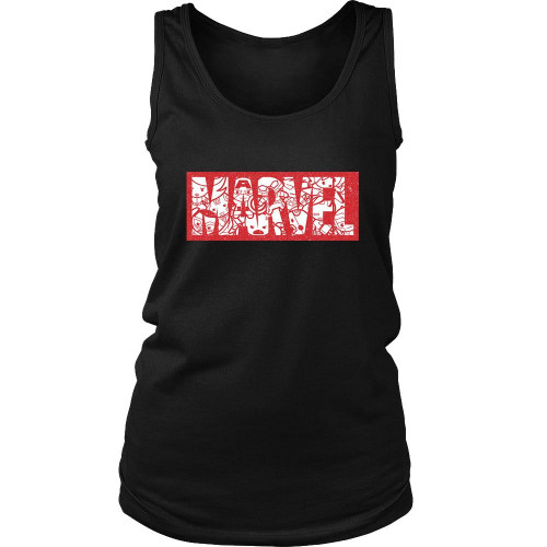 Marvel Logo Cartoon Heroes Women's Tank Top