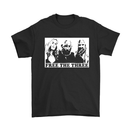 3 From Hell Rob Zombie Film 2019 Free The Three Man's T-Shirt Tee