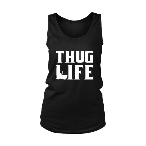 Thug Life Pistol Women's Tank Top