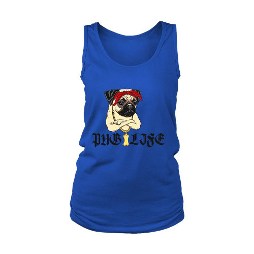 Thug Life Pug Women's Tank Top
