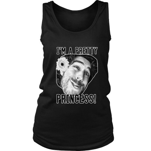 I Am A Pretty Princess Funny Stuggy Women's Tank Top