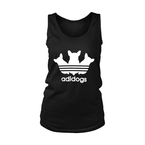 Adidogs Funny Adidas Parody Women's Tank Top