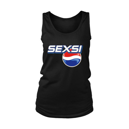 Sexsi Pepsi Logo Parody Women's Tank Top