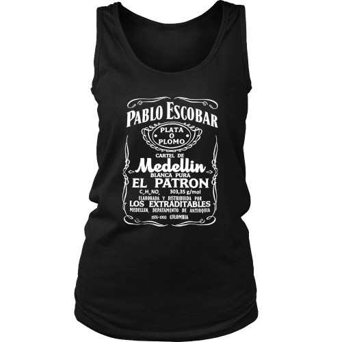Pablo Escobar Plata O Plomo El Patron Women's Tank Top