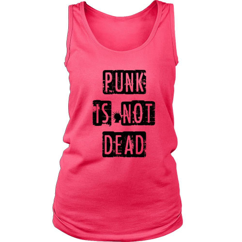 Punk Is Not Dead Fun Music Hipster Women's Tank Top