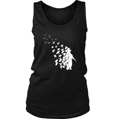 Banksy Soldier Peace Pigeons Hipster Women's Tank Top