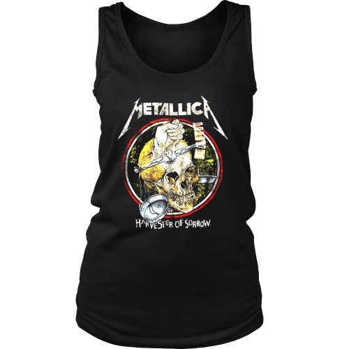 Distressed Metallica Women's Tank Top