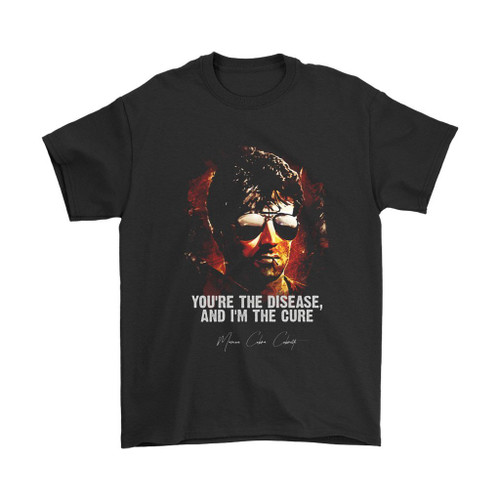 Rambo Cobra Sylvester Stallone Quote Man's T-Shirt Tee