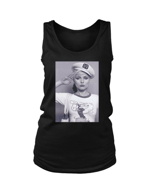 Debbie Harry Blondie Singer Rock Pop Disco Music Fan Art Women's Tank Top