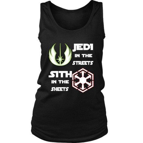 Jedi In The Streets Sith In The Sheets Star Wars Women's Tank Top