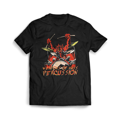 Weapons Of Mass Percussion Drum Music Teacher Man's T-Shirt Tee