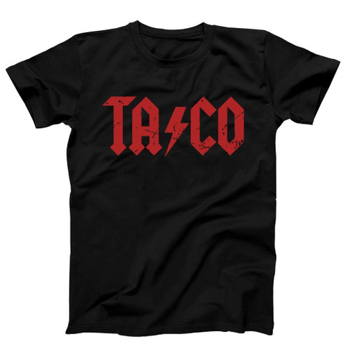 Taco Acdc Style Man's T-Shirt Tee