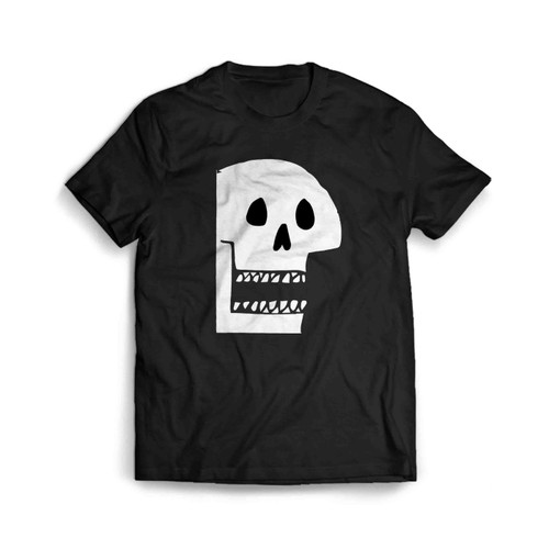 Skull Funny Drawing Kids Man's T-Shirt Tee