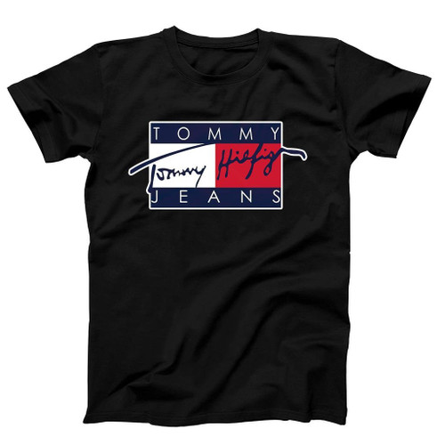 Tommy Hilfiger Jeans Flag Man's T-Shirt Tee Tommy Hilfiger Jeans Flag Man's T-Shirt Tee