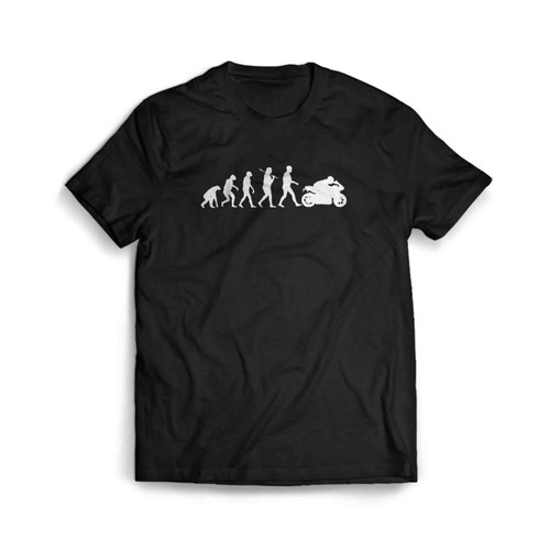 Evolution Of Biker Man's T-Shirt Tee