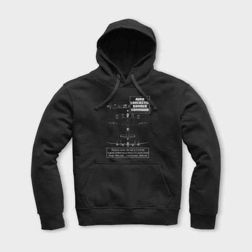 Avro Lancaster Bomber Plane Unisex Hoodie