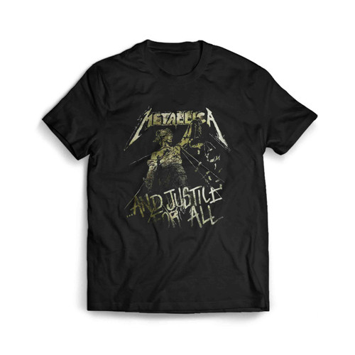 Metallica And Justice For All James Hetfield Official Man's T-Shirt Tee