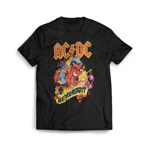 Acdc Are You Ready Rock Heavy Metal Man's T-Shirt Tee