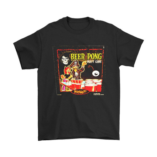 Halloween Beer Pong Party Game Man's T-Shirt Tee