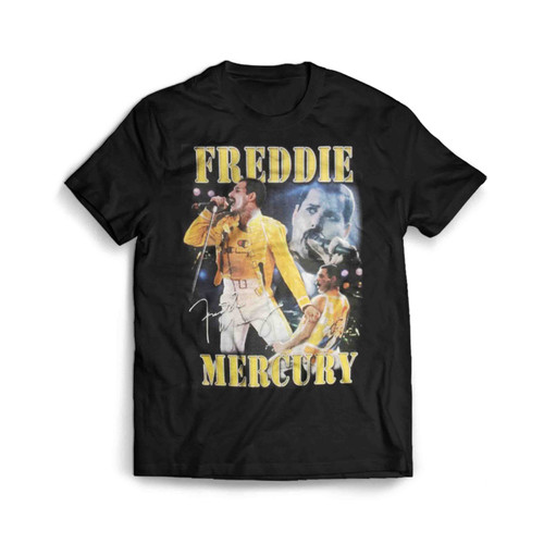 Freddie Mercury Queen We Will Rock You Men's T-Shirt Tee