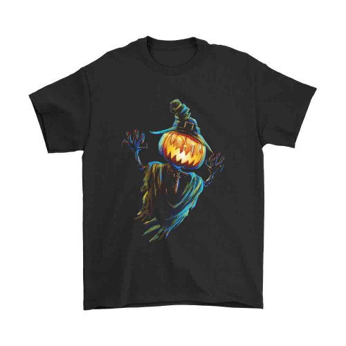 Halloween Pumkins Scarecrow Man's T-Shirt Tee