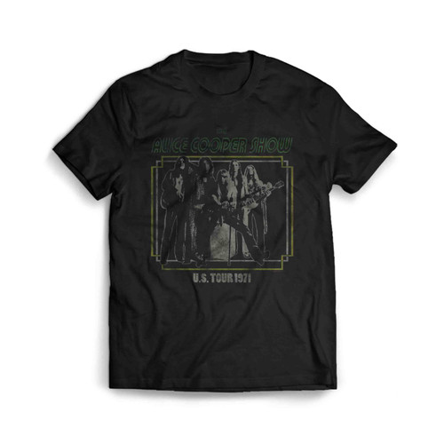 Alice Cooper Show Live 1971 Tour Rock Men's T-Shirt Tee