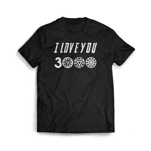 Marvel Avenger Endgame Iron Man I Love You 3000 Men's T-Shirt Tee