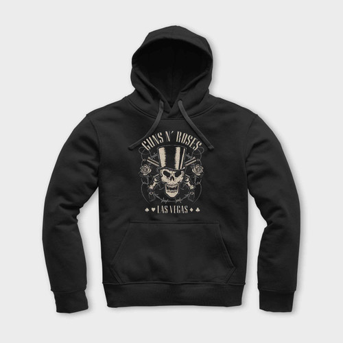 Gnr Guns N' Roses Slash Top Hat Skull Unisex Hoodie