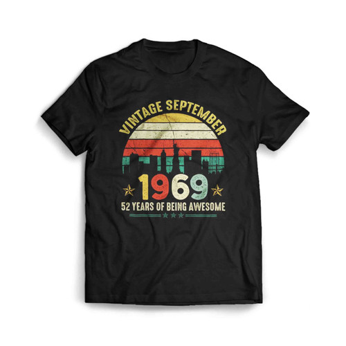 52nd Birthday 1969 Birthday Awesome Men's T-Shirt Tee