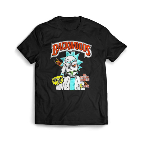 Rick and Morty BACKWOODS Men's T-Shirt Tee Rick and Morty BACKWOODS Men's T-Shirt Tee