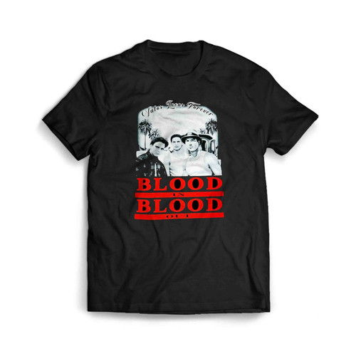 BLOOD IN BLOOD Vatos Locos Chicano Street Gang Movie Men's T-Shirt Tee
