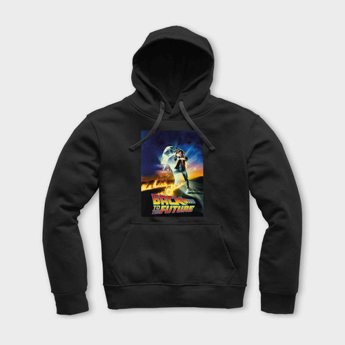 Back to the Future Marty McFly Colour Poster Unisex Hoodie