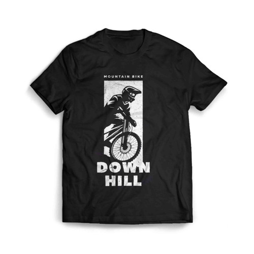 Mountain Bike Bicycle Down Hill Men's T-Shirt Tee