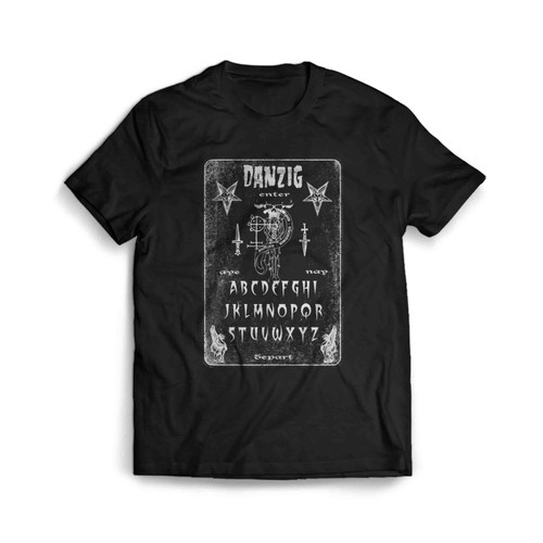 Danzig Ouija Board Mystical Celestial Spirit Board Witchy Skull Men's T-Shirt Tee