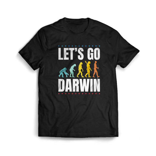 Lets Go Darwin Evolution Men's T-Shirt Tee