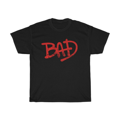 Bad Michael Jackson Logo Thriller 80S King Of Pop Dance Man's T-Shirt Tee