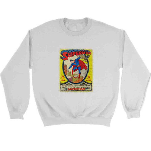 Superman First Comic Vintage Sweatshirt Sweater