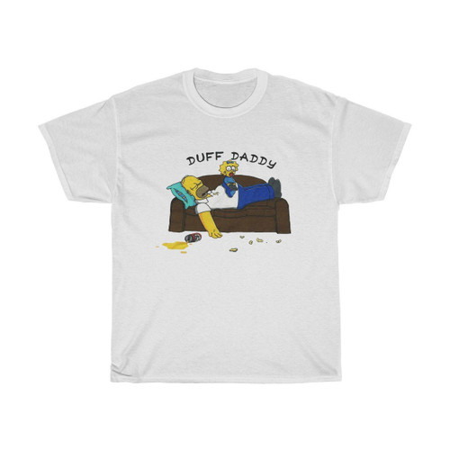 Duff Daddy The Simpsons Man's T-Shirt Tee