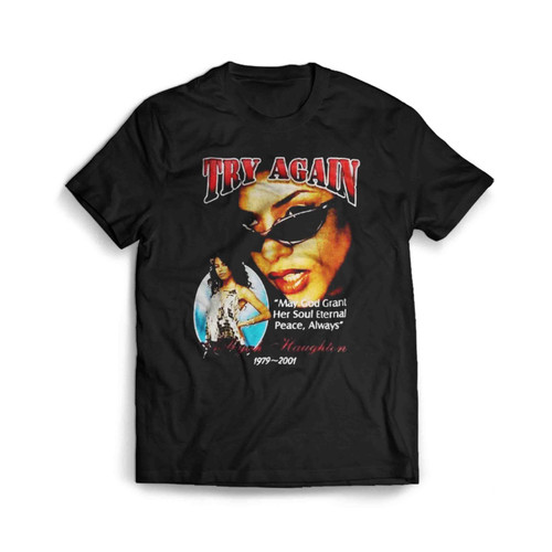 Aaliyah Vintage Styles Try Again Rap Men's T-Shirt Tee