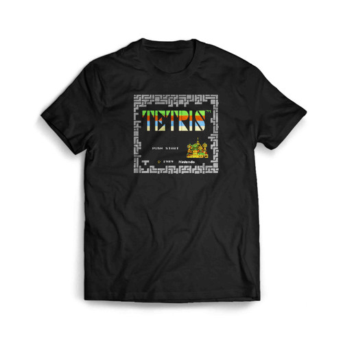 Retro Tetris Video Game Men's T-Shirt Tee