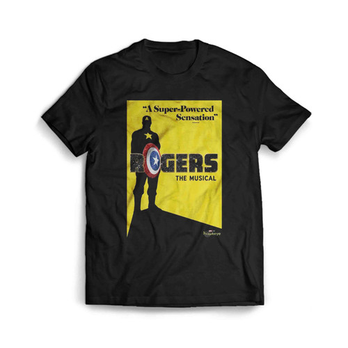 Marvel Hawkeye Rogers The Musical Men's T-Shirt Tee