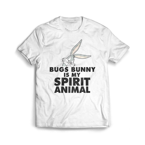 Looney Tunes Bugs Bunny Is My Spirit Animal Men's T-Shirt Tee Looney Tunes Bugs Bunny Is My Spirit Animal Men's T-Shirt Tee