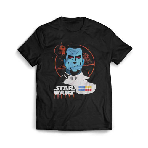 Star Wars Admiral Thrawn Head Shot Men's T-Shirt Tee Star Wars Admiral Thrawn Head Shot Men's T-Shirt Tee