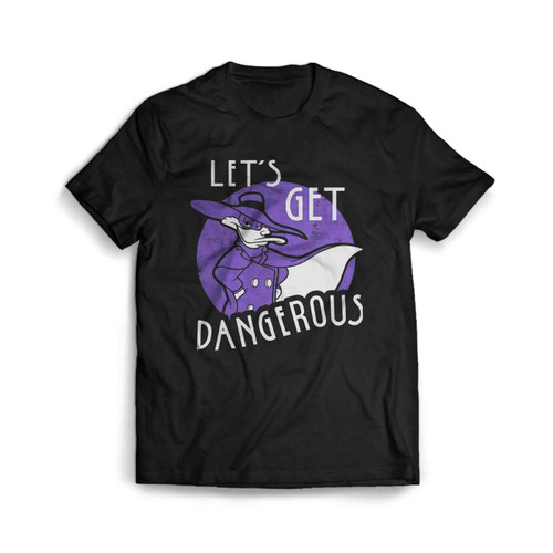 Disney Darkwing Duck Let Is Get Dangerous Men's T-Shirt Tee Disney Darkwing Duck Let Is Get Dangerous Men's T-Shirt Tee